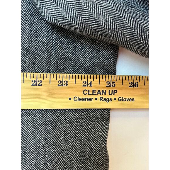 Yves Saint Laurent Men's Size 50L Blue/Tan 100% Wool 2 Button Tweed Blazer - Picture 7 of 11